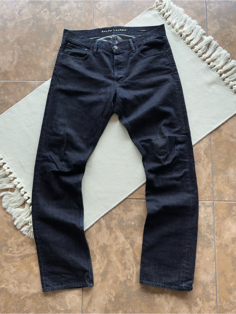Ralph Lauren Black Label Dark Indigo Straight Fit Jeans